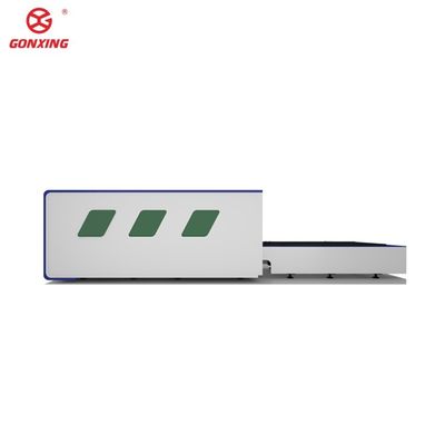 산업용 이중 테이블 모델 6000w 4 축 구성 및 야스카와 서보 모터와 함께 금속 가죽 레이저 절단 기계