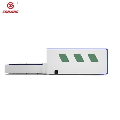 산업용 이중 테이블 모델 6000w 4 축 구성 및 야스카와 서보 모터와 함께 금속 가죽 레이저 절단 기계