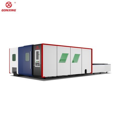 산업용 이중 테이블 3000W 엽 및 튜브 금속 레이저 절단 기계