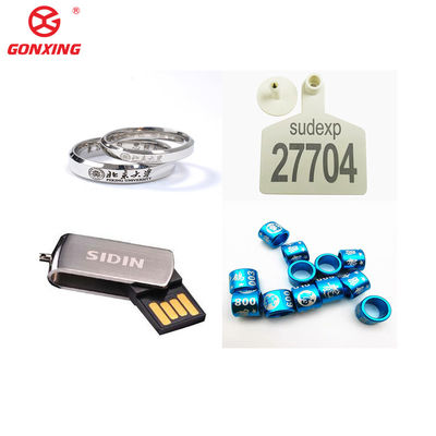 CNC 네 구성 30w 100w JPT Mopa 스테인리스 스틸 반지 보석용 휴대용 레이저 표시 기계 Mopa JPT