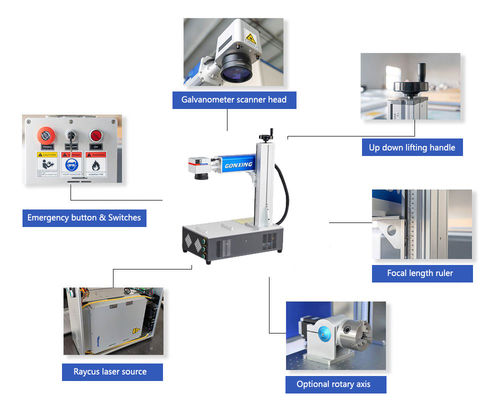 무게 KG 45 KG GONXING LASER 2024 30w 50w 60w 100w CO2 레이저 표시 기계 목재 공기 냉각 DXF 지원 펄스 모드
