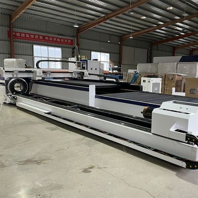 6KW Cnc 레이저 금속 튜브 및 판 절단 1530 4020 잎 Dwg 형식 및 높은 정밀도를 위해 섬유 레이저 절단 기계