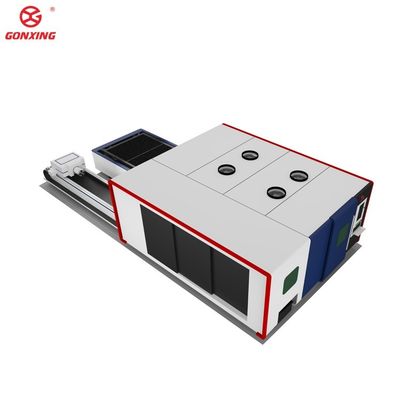 SMC-일본 N2 제어 밸브 6500 KG 무게 전체 커버 섬유 레이저 절단 기계 GXLaser 3015