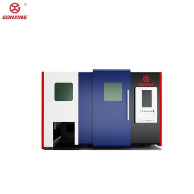 SMC-일본 N2 제어 밸브 6500 KG 무게 전체 커버 섬유 레이저 절단 기계 GXLaser 3015