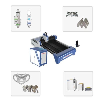 1000w 1500w 2000w 3kw CNC 섬유 레이저 절단 기계 탄소 철 알루미늄 금속 스테인리스 스틸 Cypcut 제어 시스템